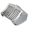 Harley Touring Road King Electra Glide Chrome Oil Cooler Cover (17-22)