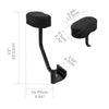 Honda Goldwing 1800 GL1800 Black Passenger Armrest (2018-2019)