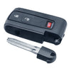 Toyota Corolla Prius Avensis 3 x Button Remote Key Cover Case (2000-2023)