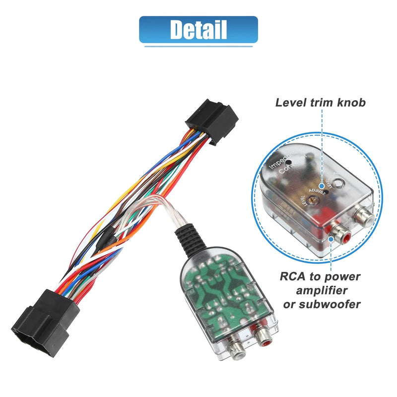 Chevrolet for GMC Amplifier Wire Adapter Interface