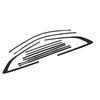 Volkswagen Arteon CC (2021-2024) Chrome Black Window Strip Trim Seal Belt