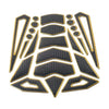 Gold Motorcycle Oil Fuel Tank Pad Cover Guard Protector Decal Sticker
