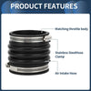 Toyota Camry (2002-2006) - 1 Pc Black Intake Hose Tube with Clamps