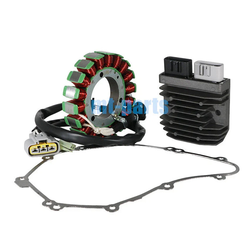 Yamaha MT07, FZ-07 Stator Coil, Regulator Rectifier, Gasket (14-24)