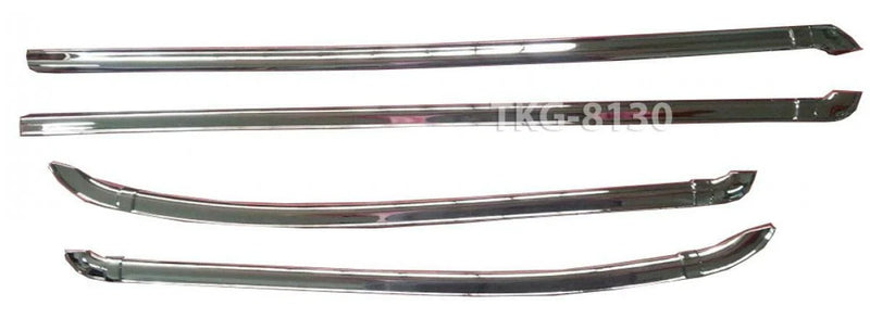 Isuzu D-Max 4 x Door Chrome Window Sill Line (2012-2018)