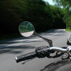 7 / 8" Handle Bar 2 x 10mm Round Motorcycle Rear View Side Mirrors Folding