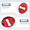Mitsubishi 4 x Car Door Lock Latch Covers (Red)