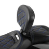 Harley Touring CVO Road Street Glide Black Driver Backrest Pad (2009-2023)