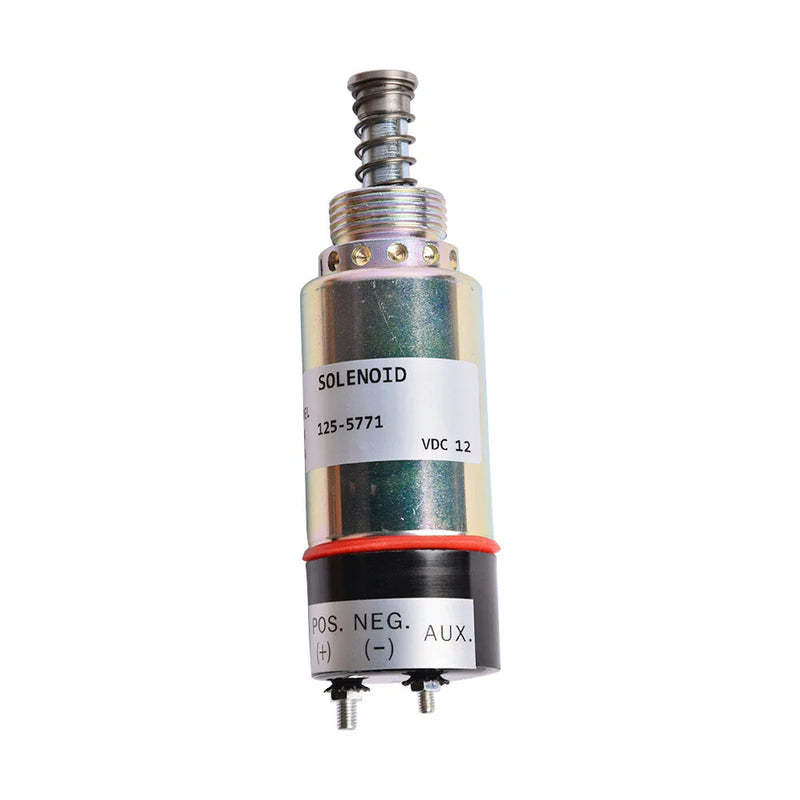 Caterpillar CAT 3114 3116 Engine Fuel Shutoff Solenoid 12V