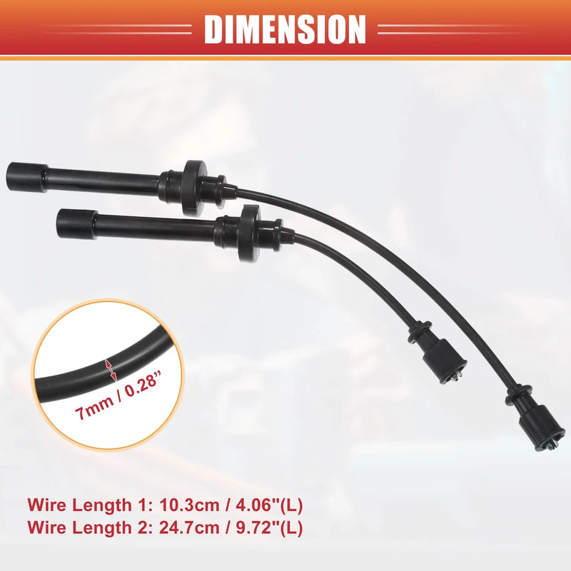 Mitsubishi Lancer Spark Plug Wire Ignition Coil Cable (2002-2006)