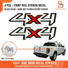Ford Ranger PX PJ PK Wildtrak XLT Black 4x4 Side Rear Decal Sticker (98-15)