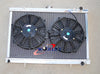 Nissan Skyline S13 R32 Aluminum Radiator & Shroud & Fans (1989-1994)