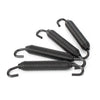 Black Universal Long Outlaw Racing Stainless Header Exhaust Springs 83mm