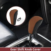 BMW 3 Series E90 (2004-2012) Black Faux Leather Gear Shift Knob Cover