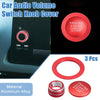 Honda Civic 3 x Media Volume Switch Knob Engine Start Button Cover (2022)