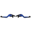Kawasaki Ninja 650R ER6F ER6N Blue Extendable Brake Clutch Levers (2006-2018)