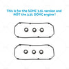 Mitsubishi Pajero Rocker Valve Cover Gaskets (2000-2006)