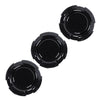 Jeep Wrangler JK 3 x Black Door Key Socket Covers (2007-2017)