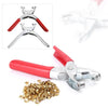 DIY Shoes & Clothes 100 Eyelets + Grommet Pliers Set