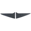 Toyota Sienna Glossy Black 2 x Rear Spoiler Side Cover Trim (2021-2023)