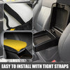 Dodge Charger (2015-2022) Black Yellow Car Center Console Armrest Pad Cover