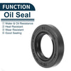 Oil Seal / 28x48x8mm / Seal Ring Rotary Shaft Seal NBR Rubber Black 5Pcs