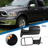 Dodge Ram 1500 2013-2018 with Turn Signal Light - 1 Pair Tow Mirrors
