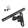 Motorcycle AH 22mm CNC Black Extension Mount Phone Holder