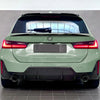 BMW 3 Series Gloss Black Rear Roof & Middle Spoiler Lip (2019-2023)