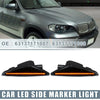 BMW X3 (2011-2014) Black Lens LED Side Marker Amber Light