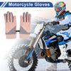 Mountain Biking Pink Gray Full Finger Outdoor Fleece Women Cycling Gloves