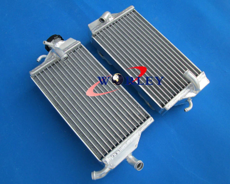 Honda CR250 CR250R Aluminum Radiator & Silicone Hoses (2000-2001)
