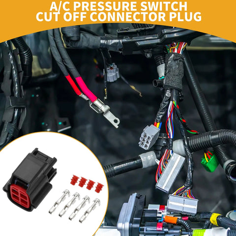 Ford 4 Pin A/C Pressure Switch Connector Plug