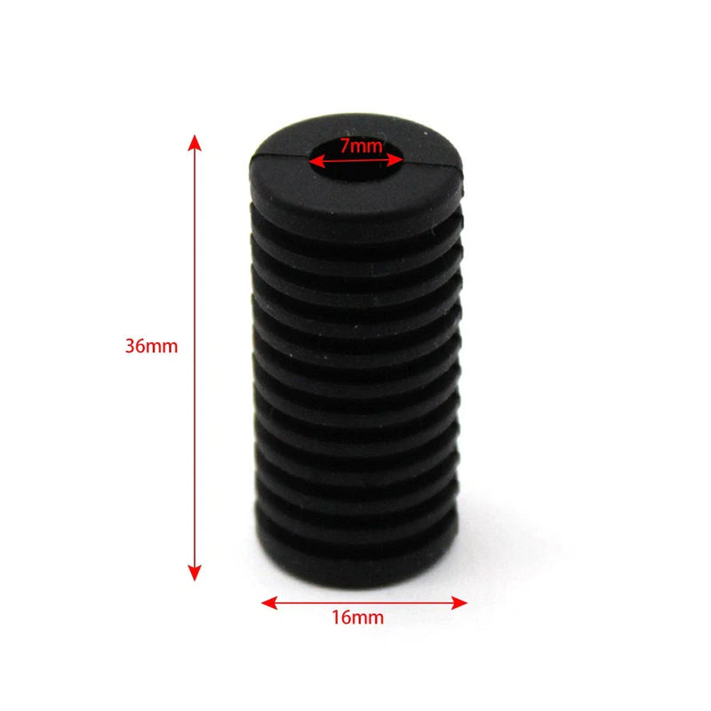 Motorcycle Foot Pegs - Black 2 x Rubber Gear Shifter Lever Covers