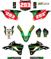 Kawasaki KX 85 - Factory Style Custom Graphics Kit (2014-2018)