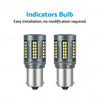 Holden Commodore LED White Rear Reverse Bulbs BA15s (1997-2017)