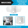 Motorcycle Windshield Extension Clip-On Deflector (Various Years)