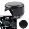 Harley Softail FLHX FLT FLHT Dyna Bad Boy Black Smooth Horn Cover