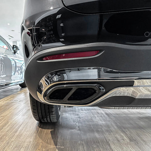 Mercedes Benz GLC X254 2 x Rear Bumper Exhaust Trim (2023-2024)