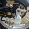 Motorcycle 3 in 1 Ring Motorcycle Kickstand Spring Silver Tone Universal