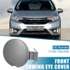 Honda Fit Jazz (2014-2017) Silver Gray Front Bumper Tow Hook Cover