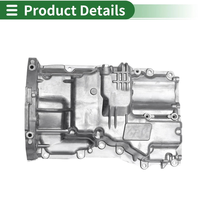 Mazda 3 (2012-2013) Aluminum Silver Tone Engine Oil Pan