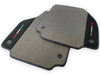 Ferrari F8 Tributo with Alcantara Leather Gray Floor Mats (2019-2023)
