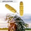 Make Model 2 x Aluminum Alloy Motorcycle Slider Frame Gold Tone