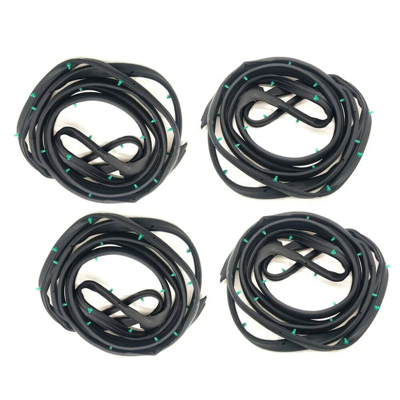 Honda Accord Sedan 4 x Rubber Door Weather Strip Seals (2003-2007)
