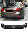 VW Jetta MK6 R Gloss Black Rear Bumper Diffuser (2010-2014)
