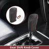 Ford Fiesta (2009-2012) Brown Faux Leather Car Gear Shift Knob Cover