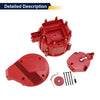 Chevy Ford Distributor Cap Red Metal
