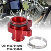 BMW 325i 335i 525i Water Hose Fitting Replacement Set Red