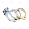 Universal 3" Exhaust Flange Plate Gasket 3 Bolt Stainless Steel